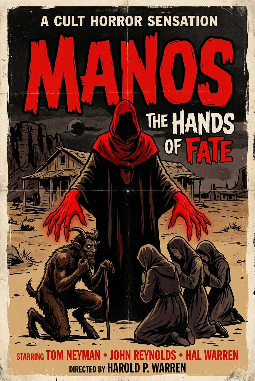 Affiche Manos The Hands of Fate, poster culte