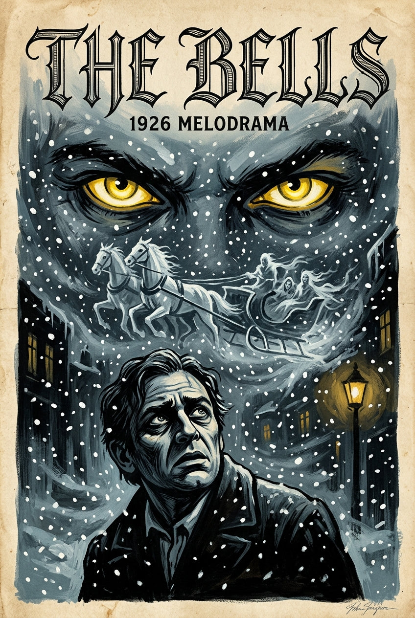 Affiche de The Bells, poster film 1926