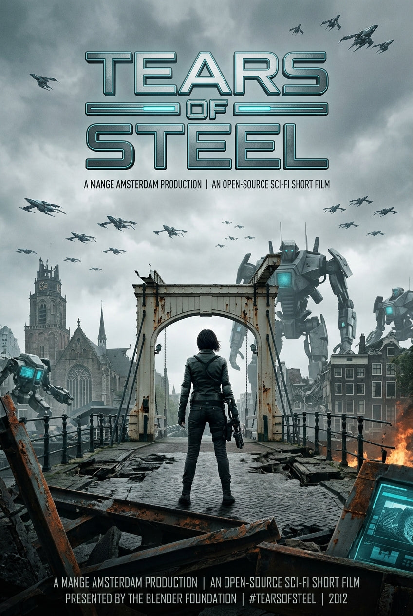 Affiche Tears of Steel, poster de film SF