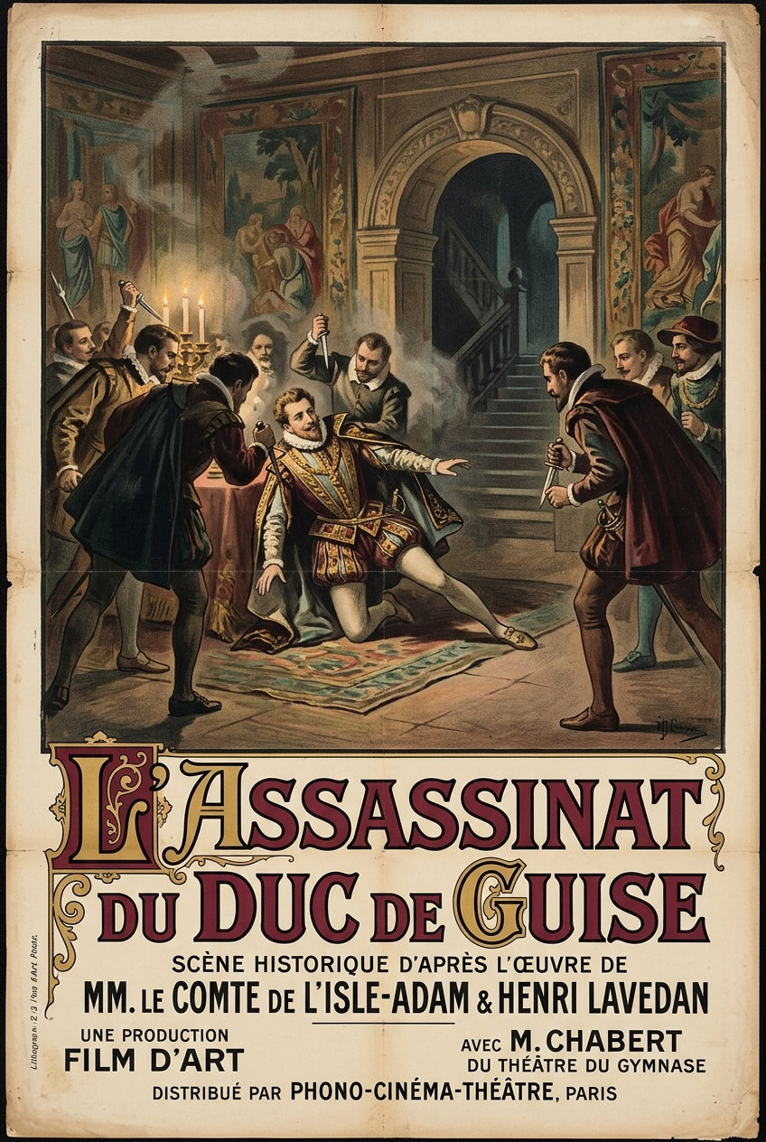 Affiche de l'Assassinat du Duc de Guise, poster film