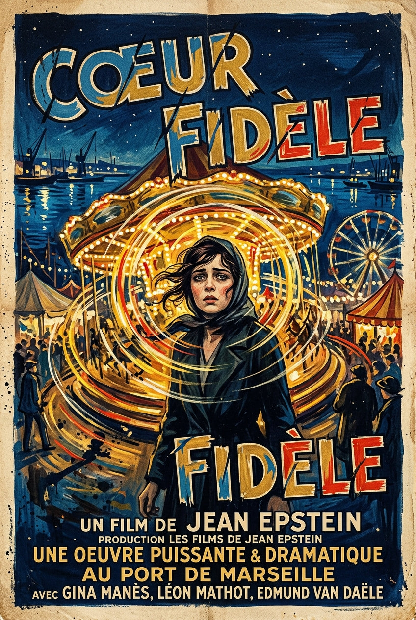 Affiche Cœur Fidèle, poster du film de Jean Epstein