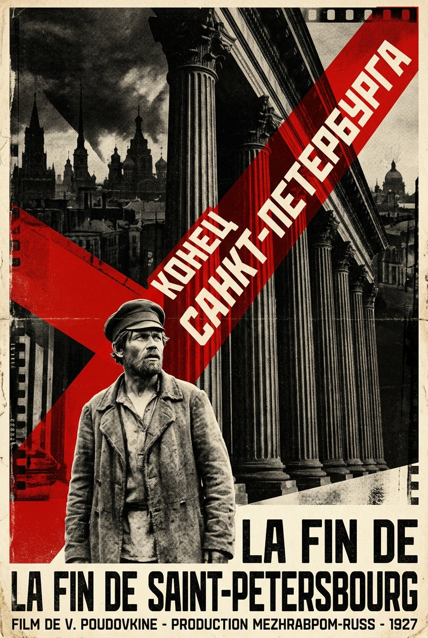 Affiche de La Fin de Saint-Pétersbourg, poster cinéma