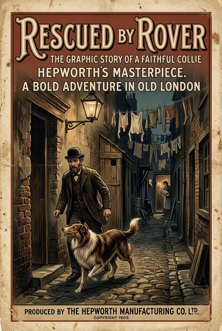 Affiche Rescued by Rover, poster film 1905