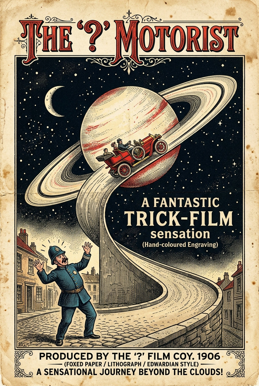 Affiche The Motorist, poster film 1906