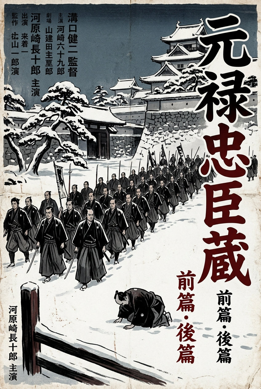 Affiche de film Les 47 Rōnin, poster samouraïs