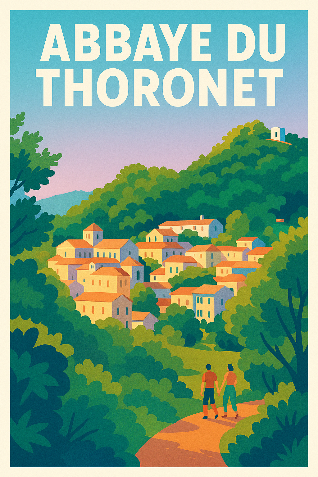 Affiche de Abbaye du Thoronet - Sérénité et lumière de Provence
