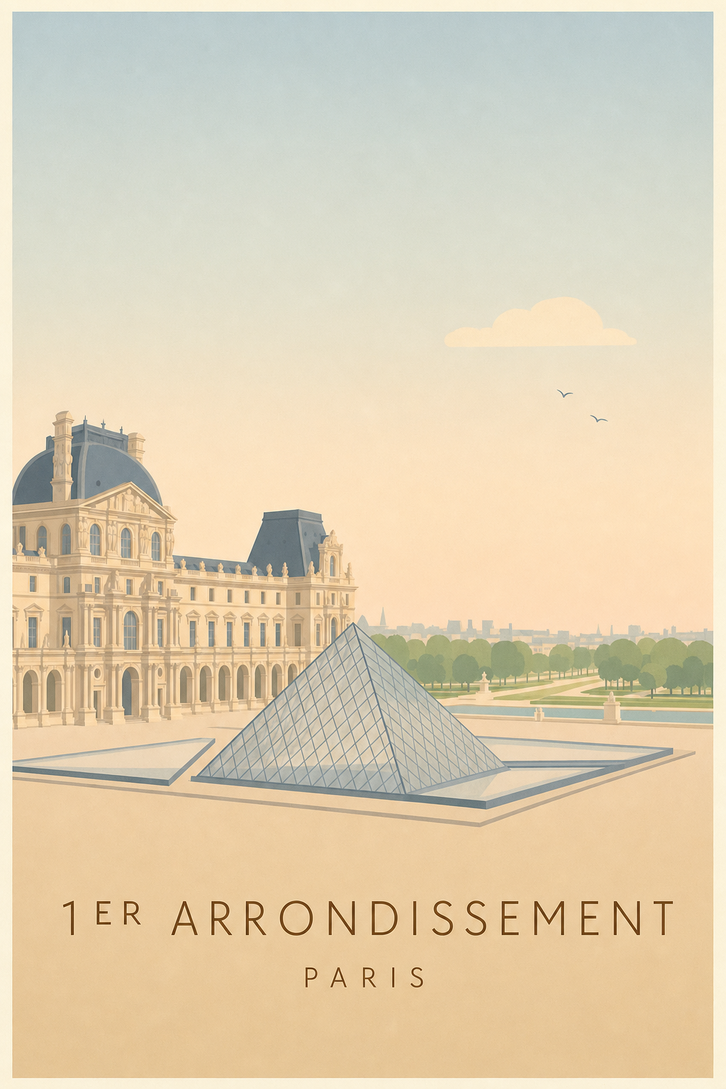 Affiche du 1er arrondissement de Paris