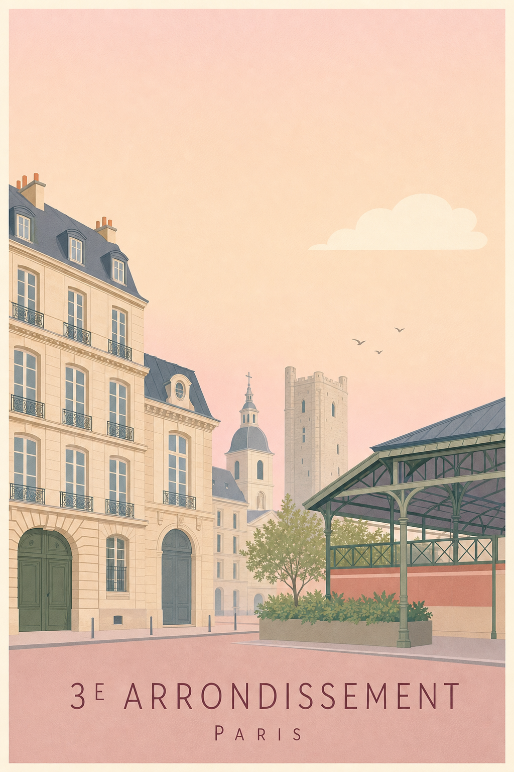 Affiche du 3e arrondissement de Paris