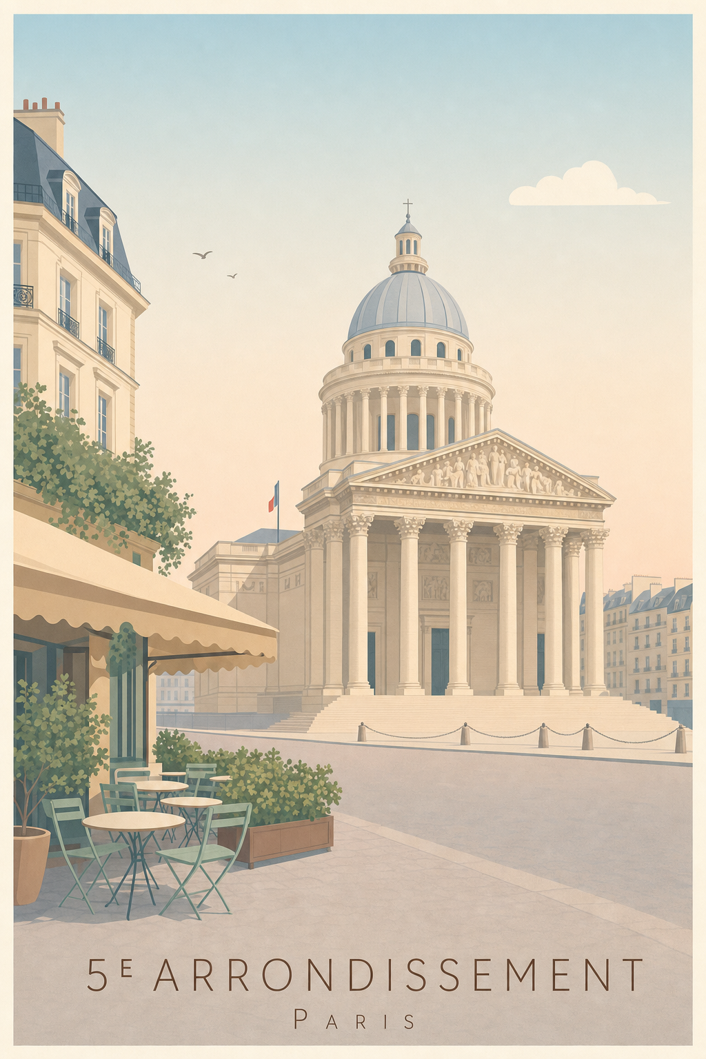 Affiche du 5e arrondissement de Paris