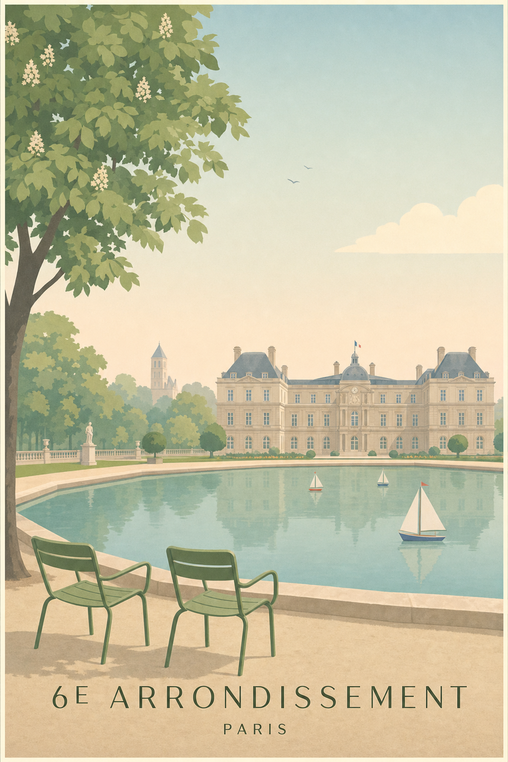 Affiche du 6e arrondissement de Paris