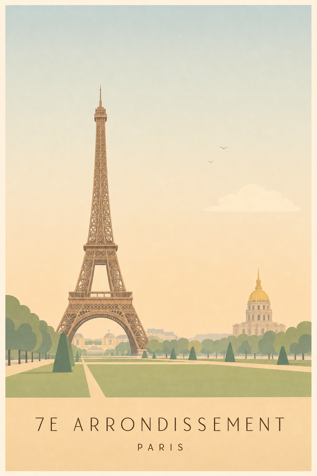 Affiche du 7e arrondissement de Paris