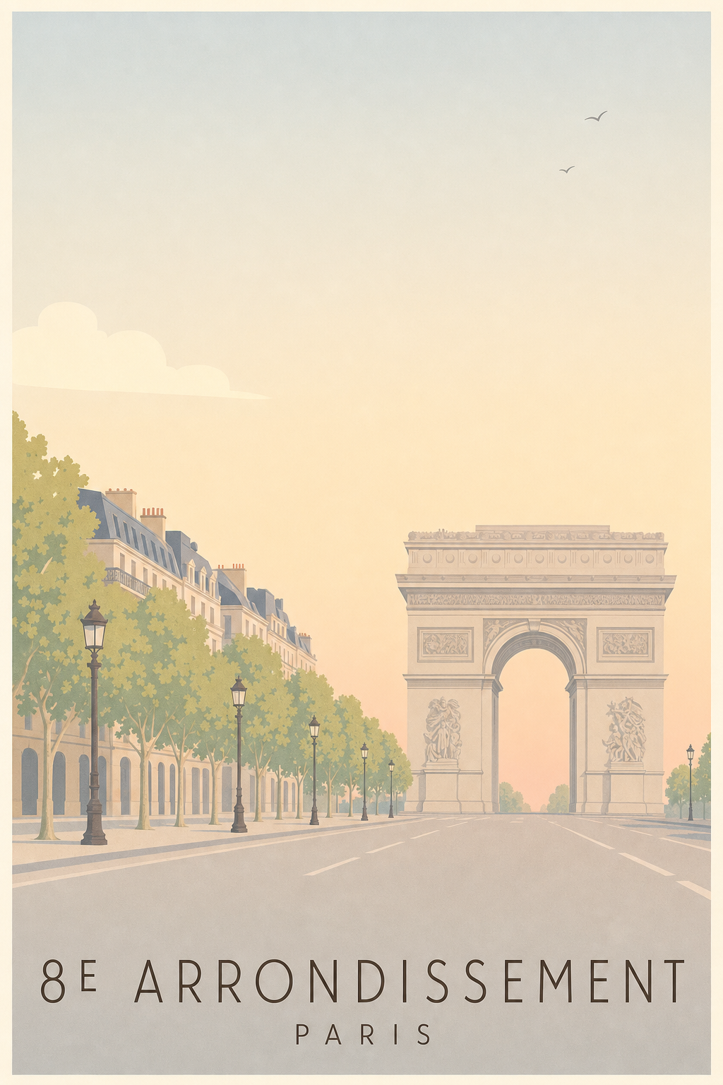Affiche du 8e arrondissement de Paris