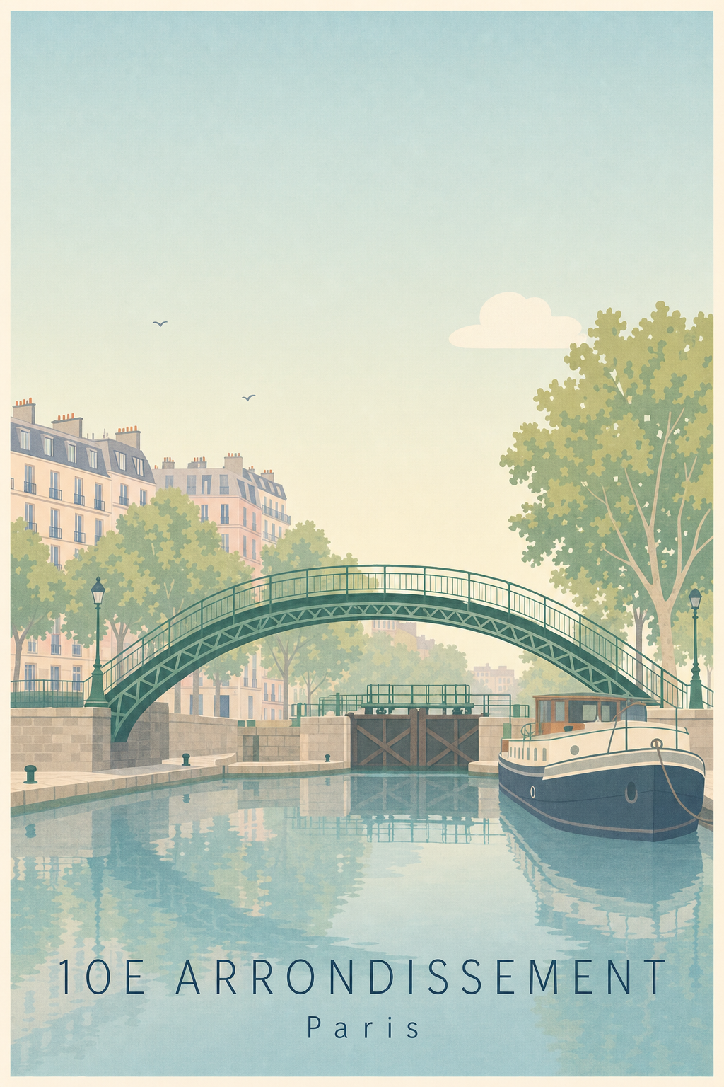 Affiche du 10e arrondissement de Paris