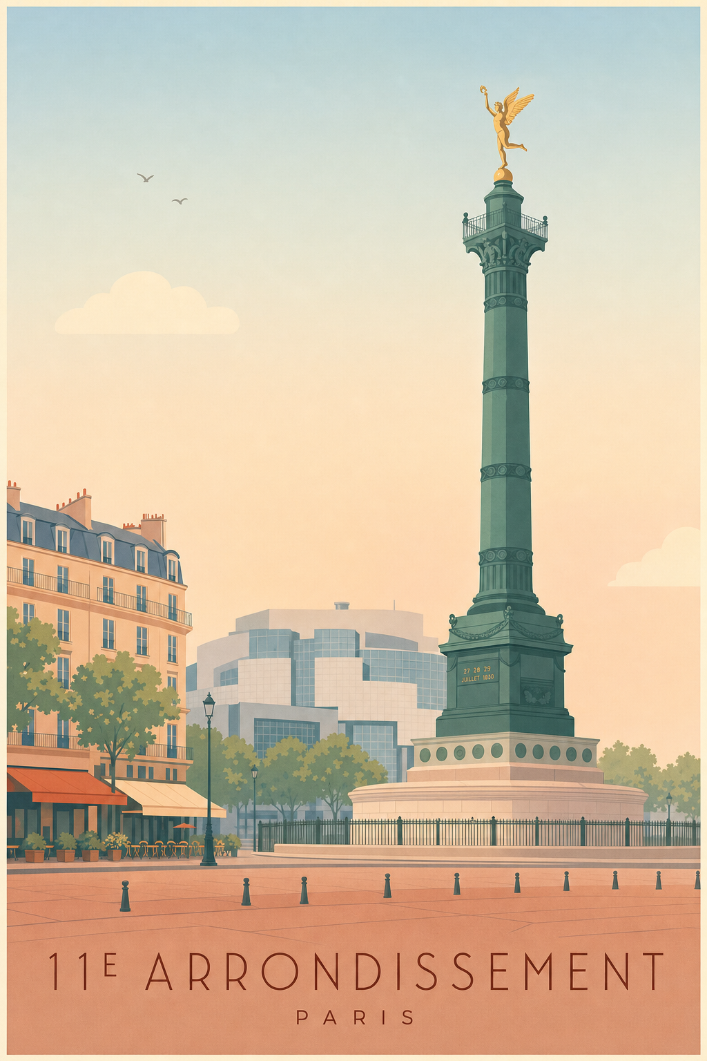 Affiche du 11e arrondissement de Paris