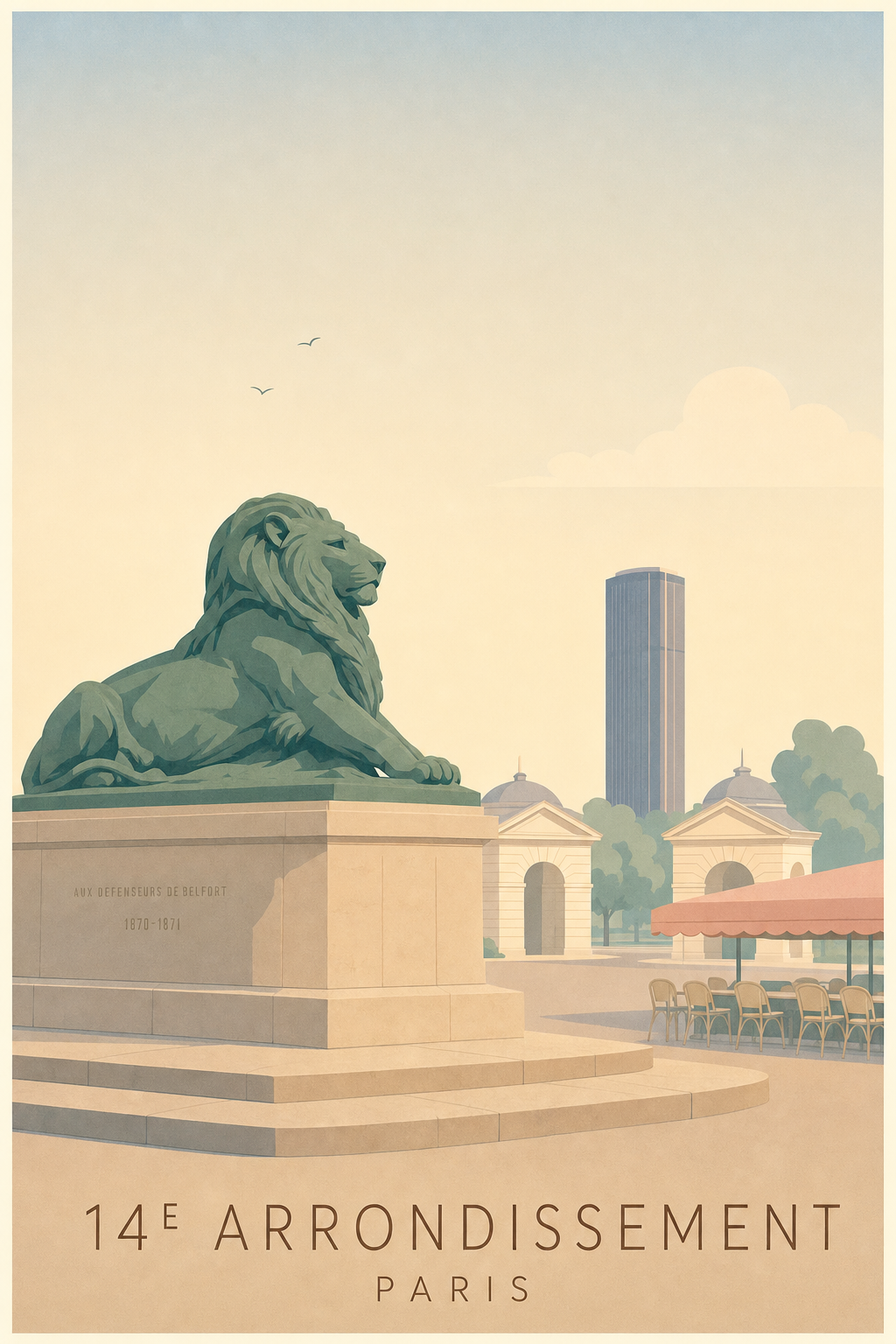 Affiche du 14e arrondissement de Paris
