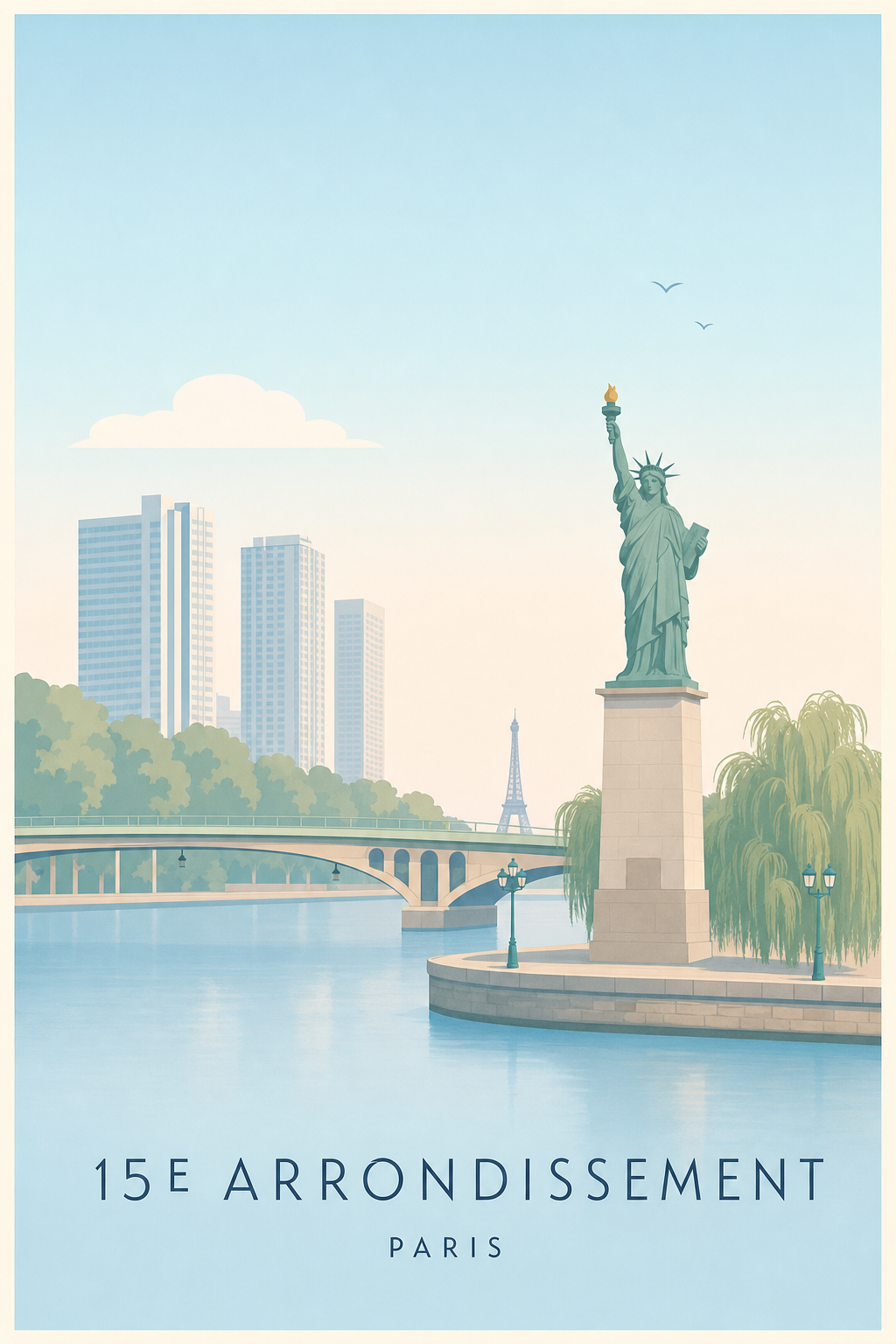 Affiche du 15e arrondissement de Paris