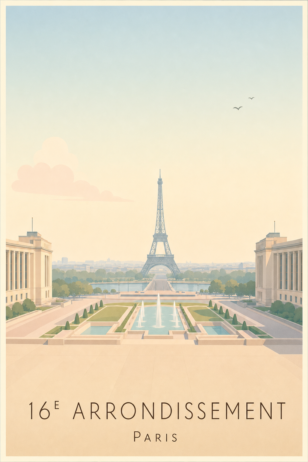 Affiche du 16e arrondissement de Paris