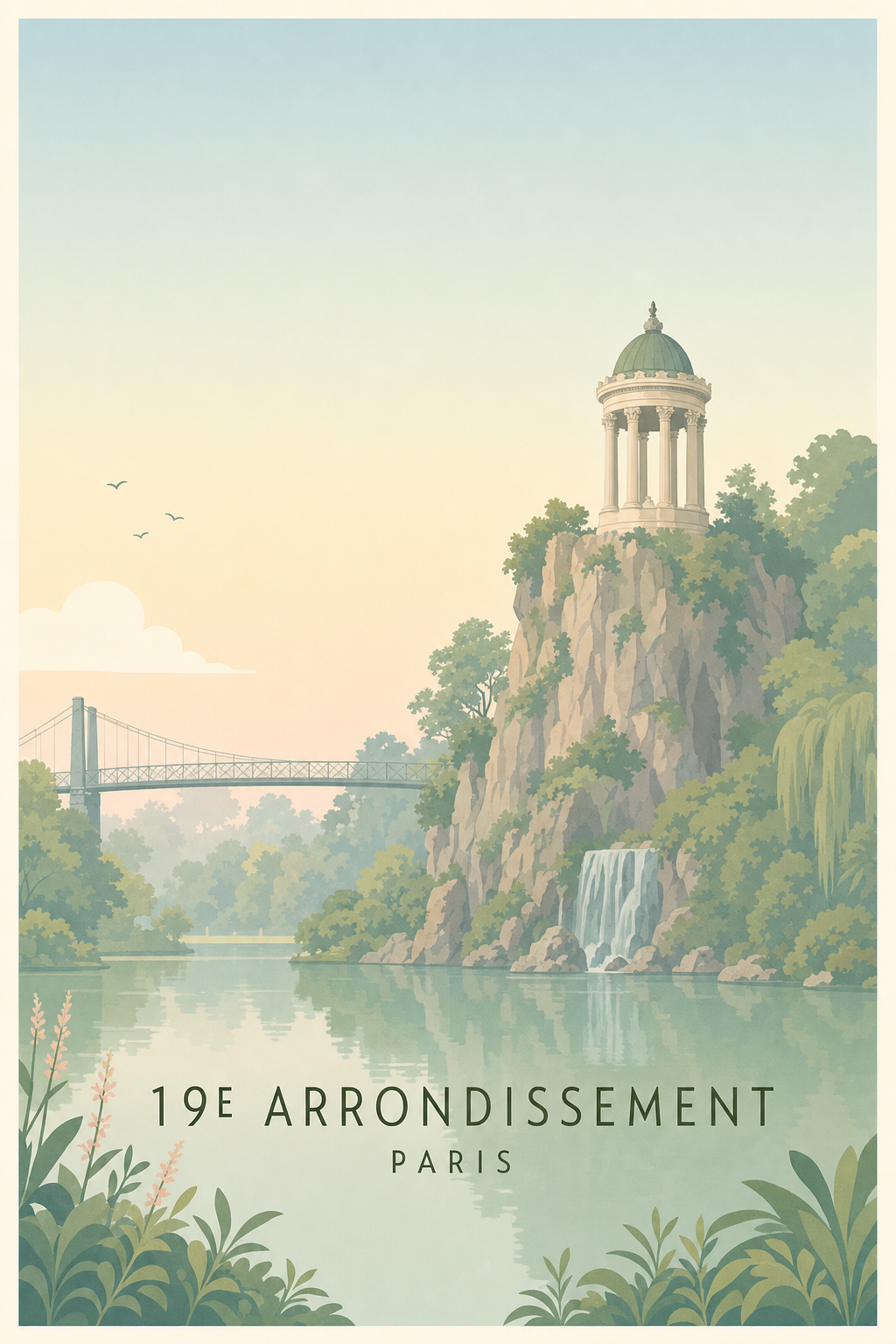 Affiche du 19e arrondissement de Paris