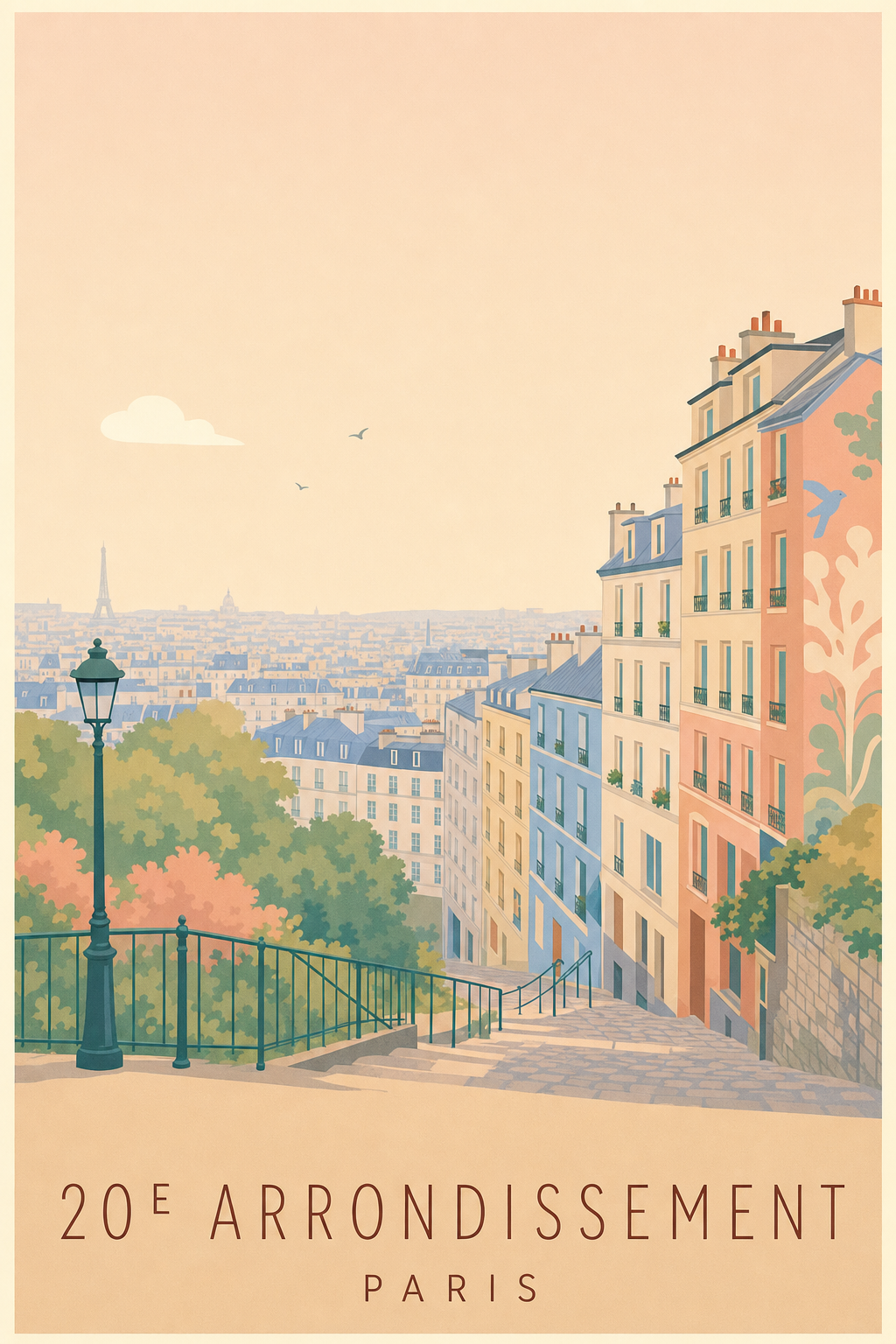 Affiche du 20e arrondissement de Paris
