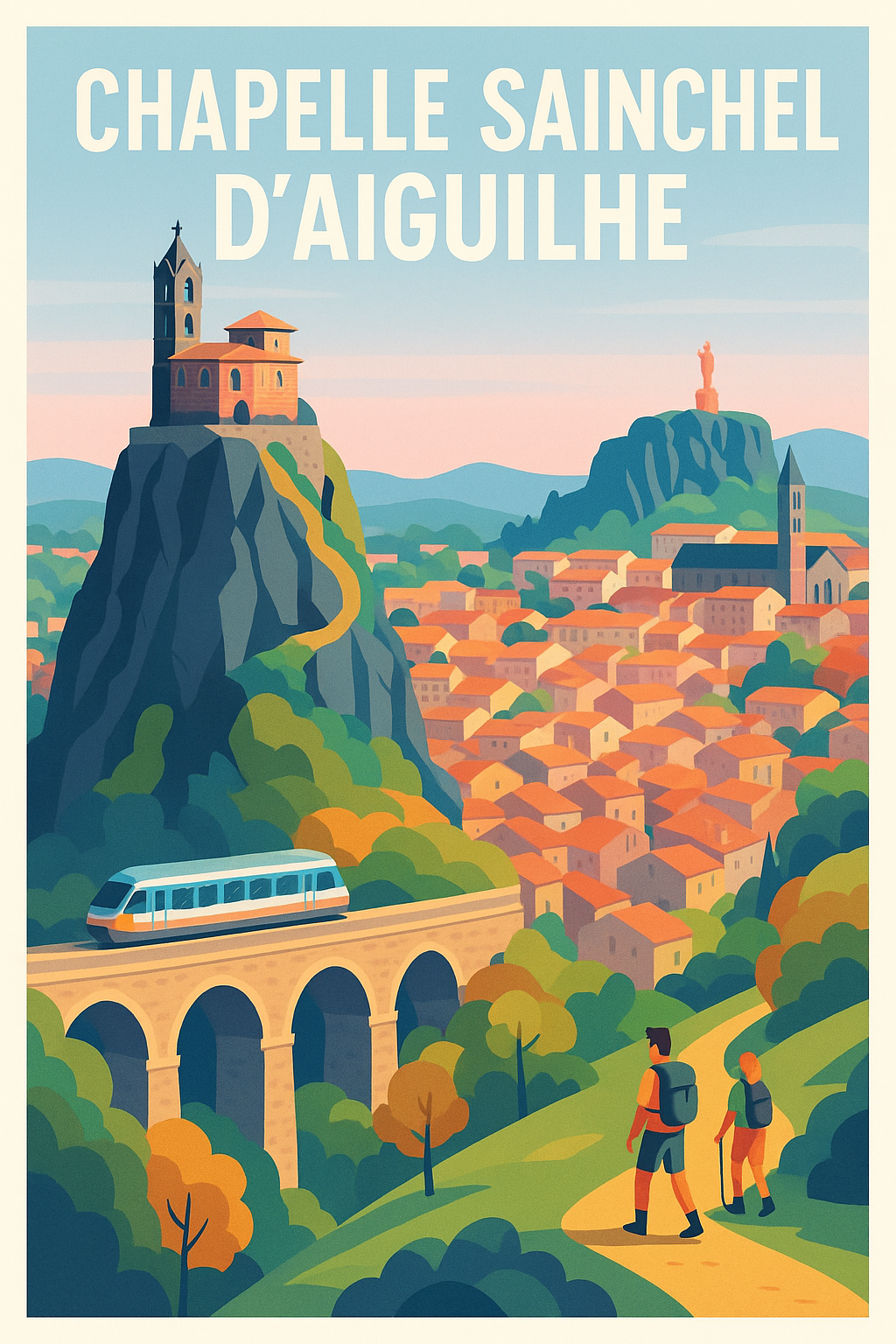 Affiche de Chapelle Saint-Michel d'Aiguilhe - Un trésor perché au sommet du rocher