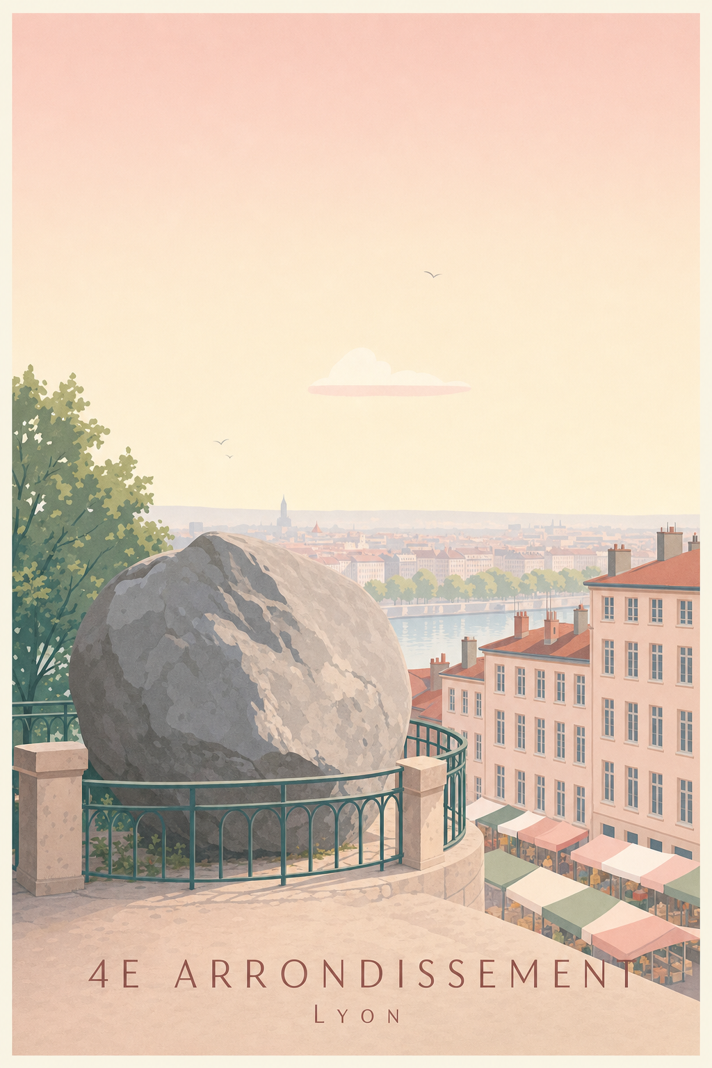 Affiche du 4e arrondissement de Lyon