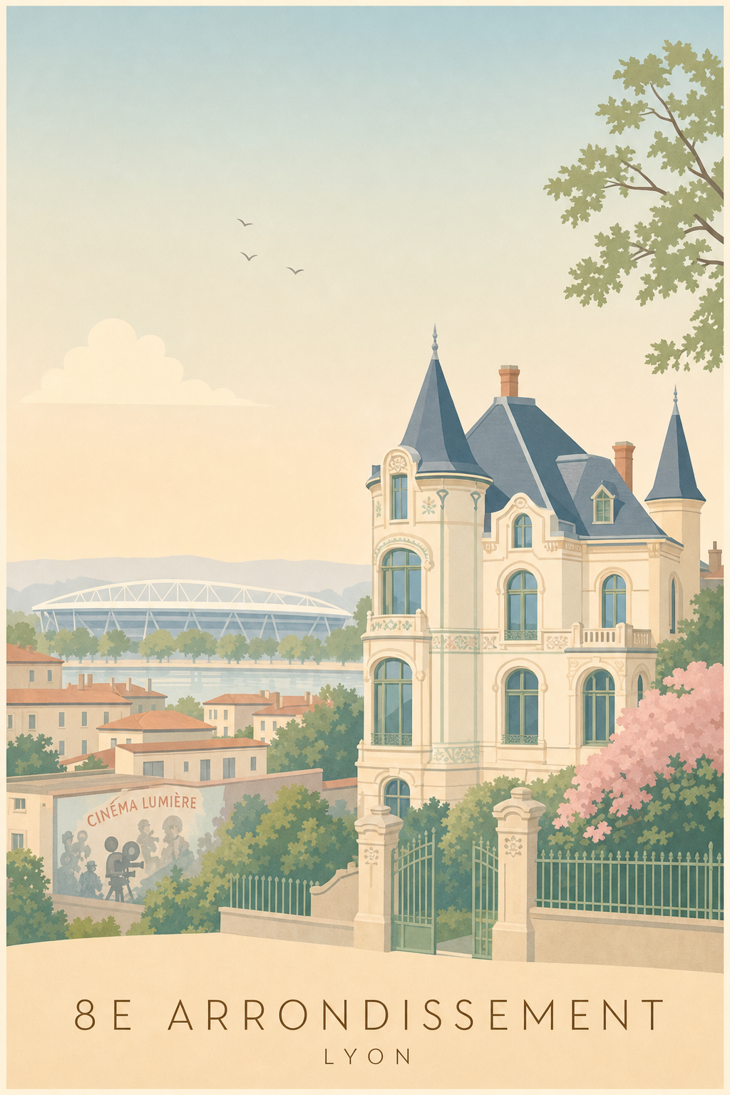 Affiche du 8e arrondissement de Lyon