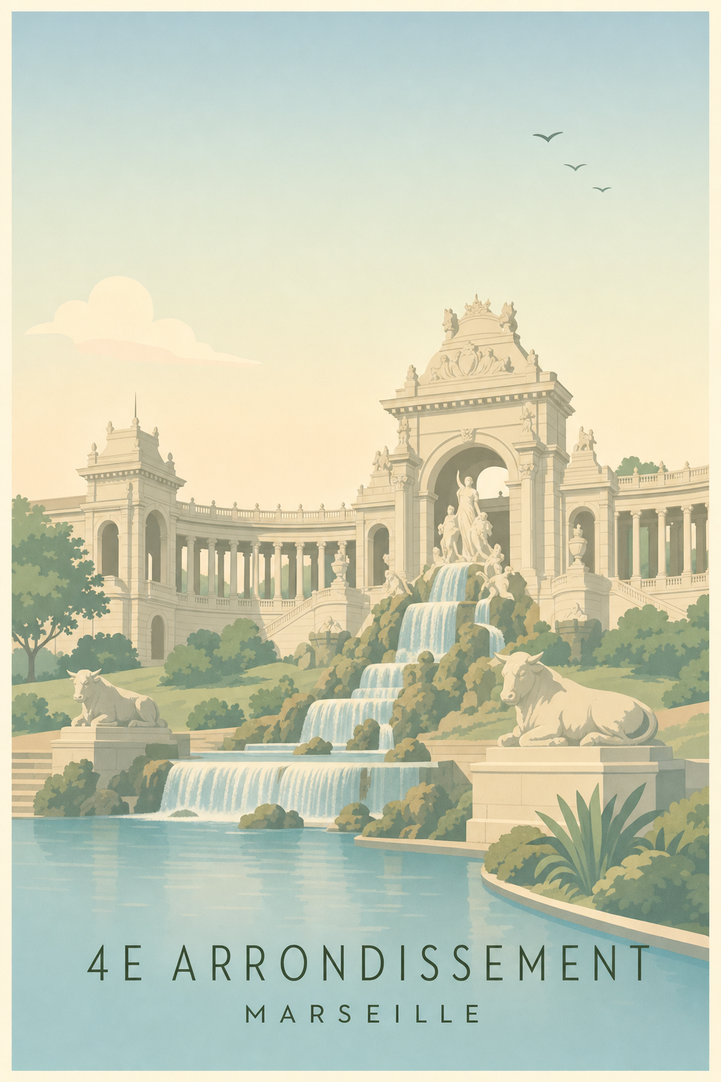Affiche du 4e arrondissement de Marseille