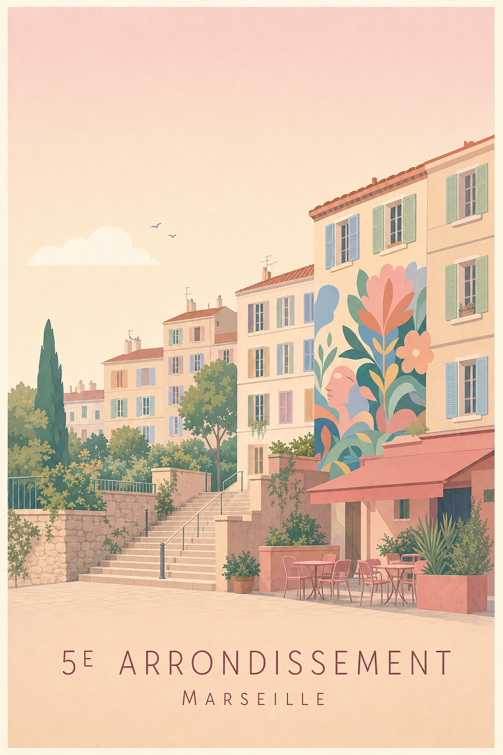 Affiche du 5e arrondissement de Marseille