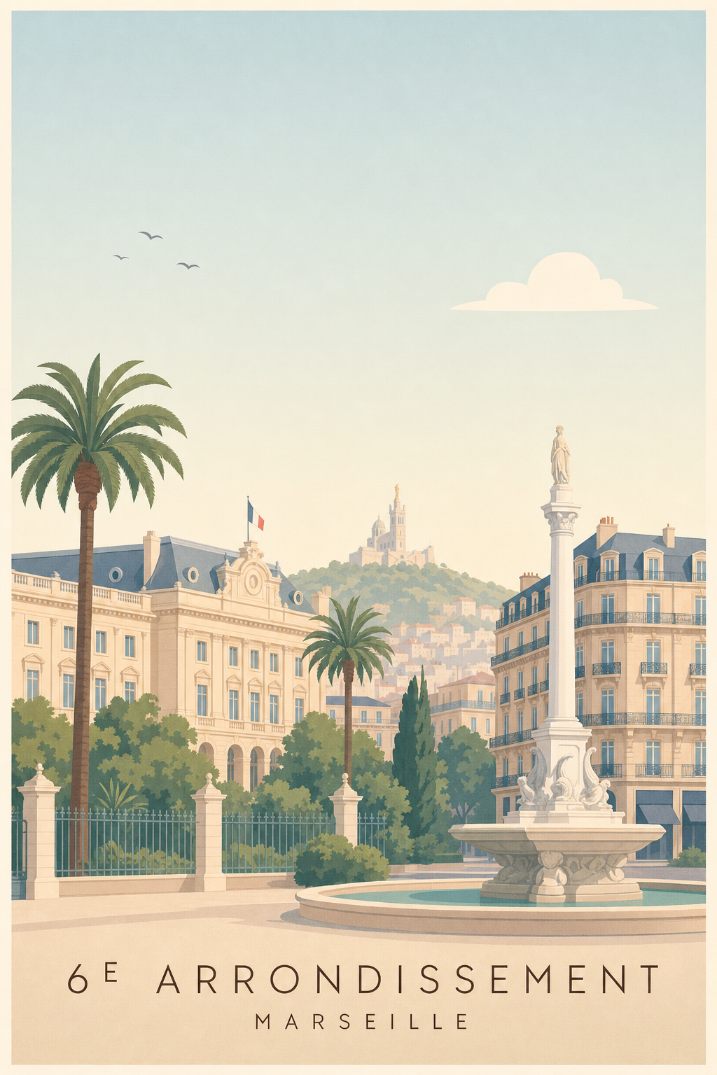 Affiche du 6e arrondissement de Marseille