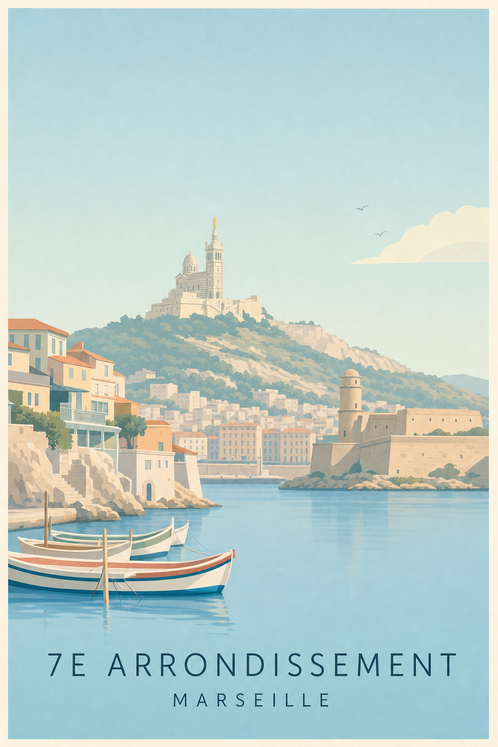 Affiche du 7e arrondissement de Marseille