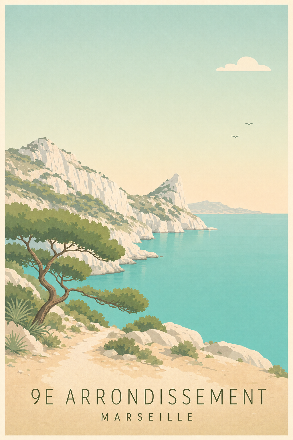 Affiche du 9e arrondissement de Marseille
