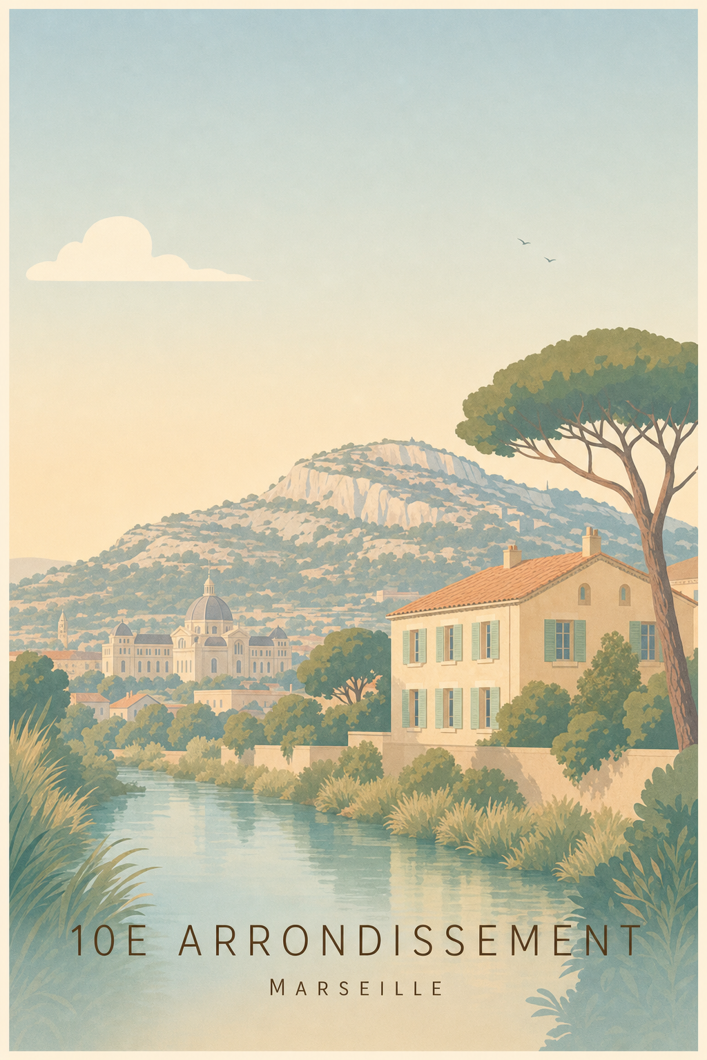 Affiche du 10e arrondissement de Marseille