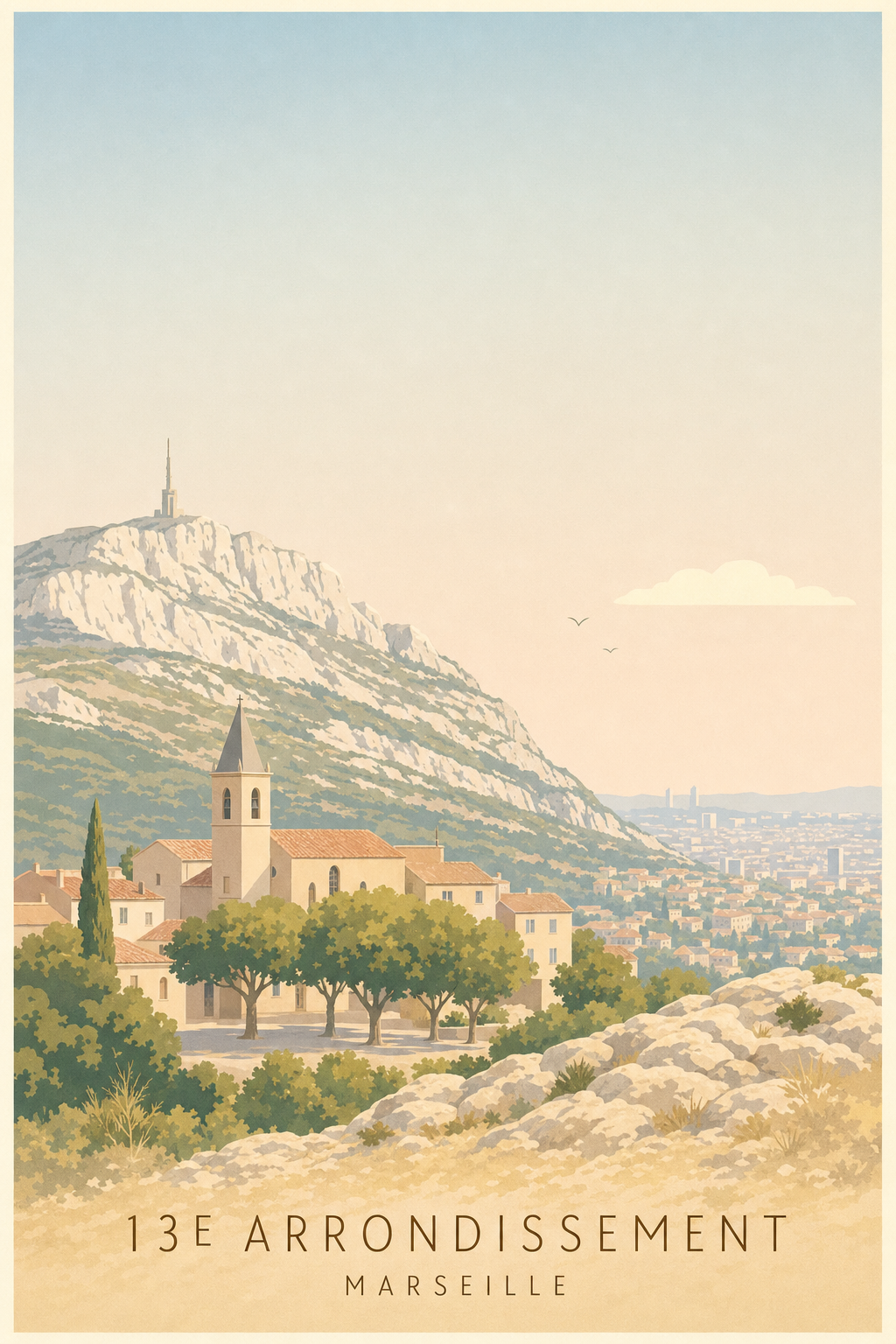Affiche du 13e arrondissement de Marseille