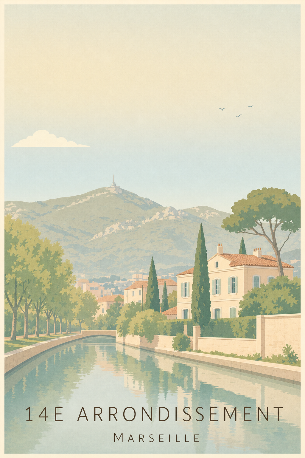 Affiche du 14e arrondissement de Marseille