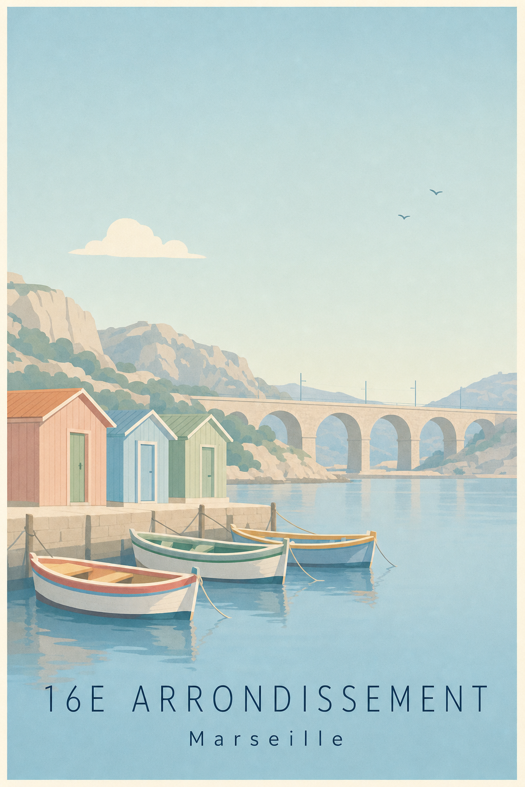 Affiche du 16e arrondissement de Marseille