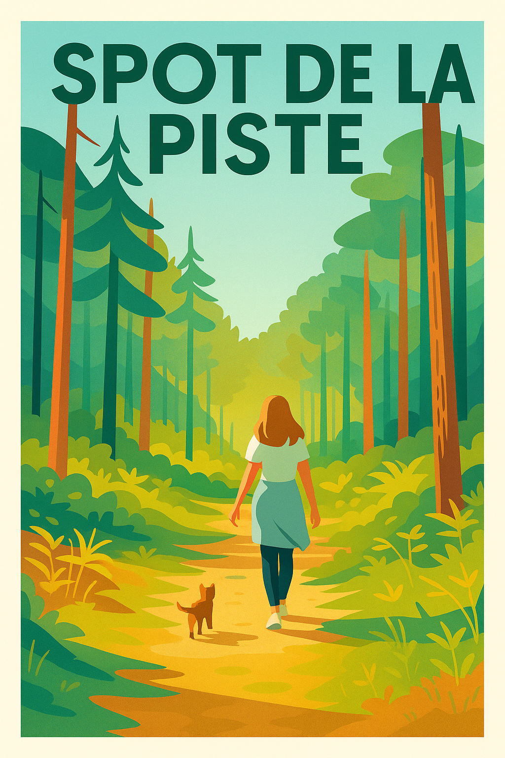 Affiche de Spot de la Piste - Évadez-vous au cœur de la forêt sauvage