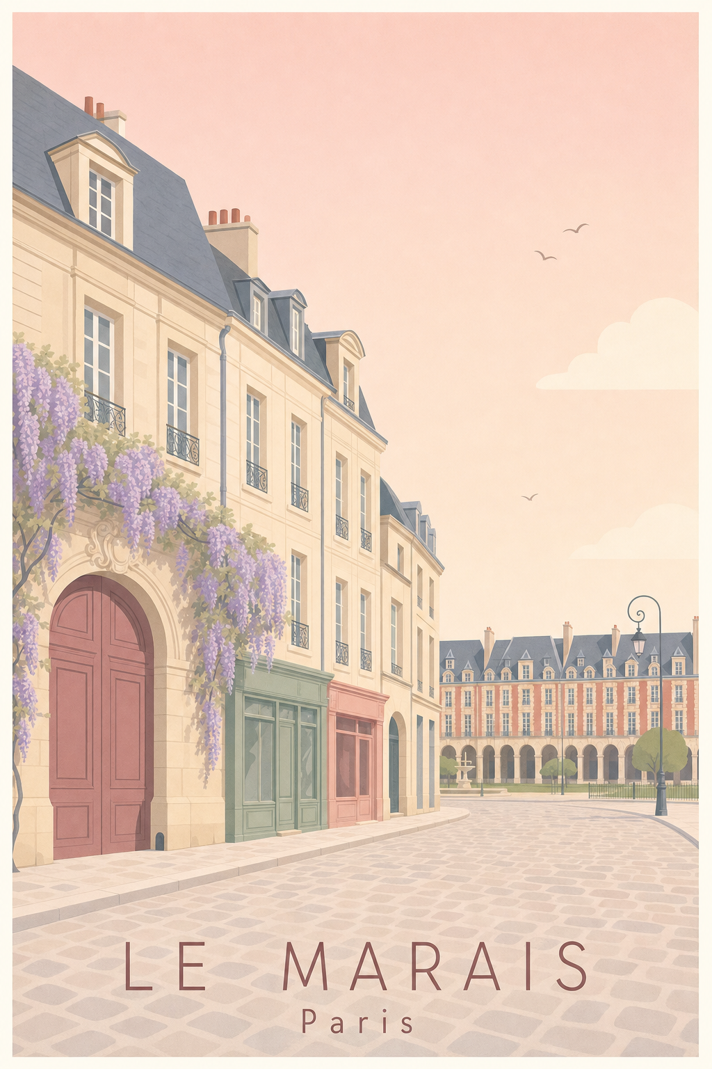 Affiche du Marais à Paris