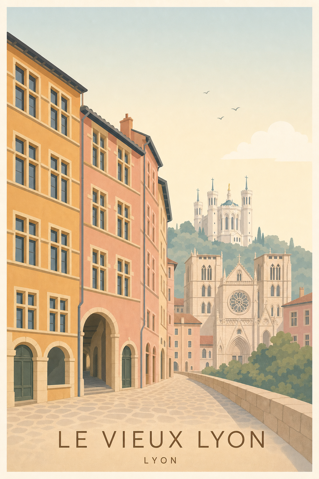 Affiche du Vieux à Lyon