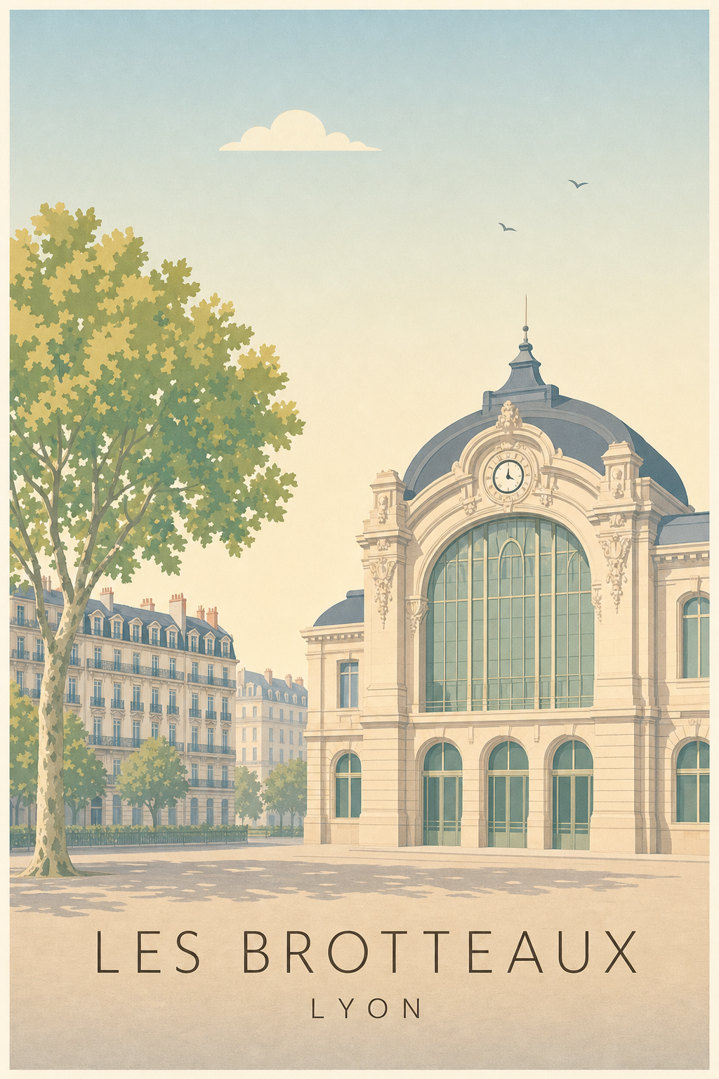 Affiche des Brotteaux à Lyon