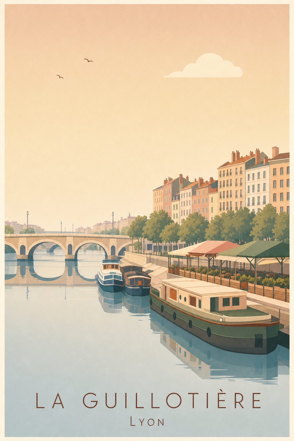 Affiche de la Guillotière à Lyon