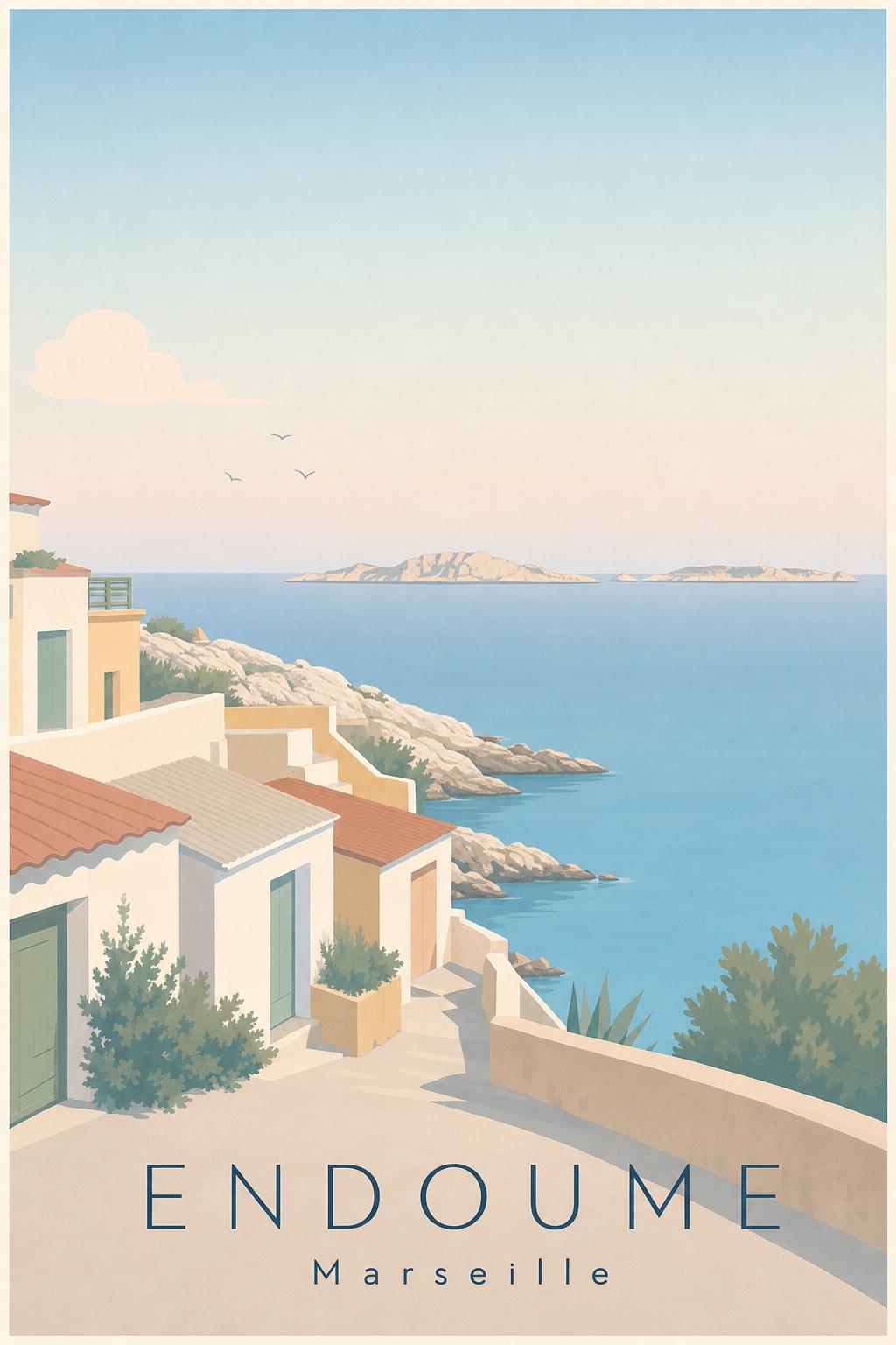 Affiche d'Endoume à Marseille