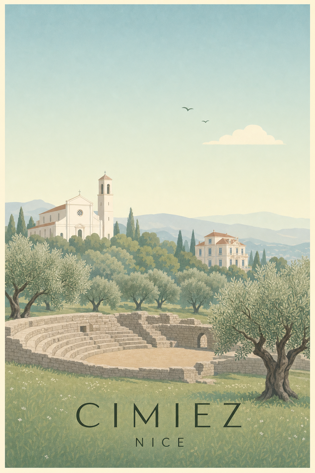 Affiche de Cimiez à Nice