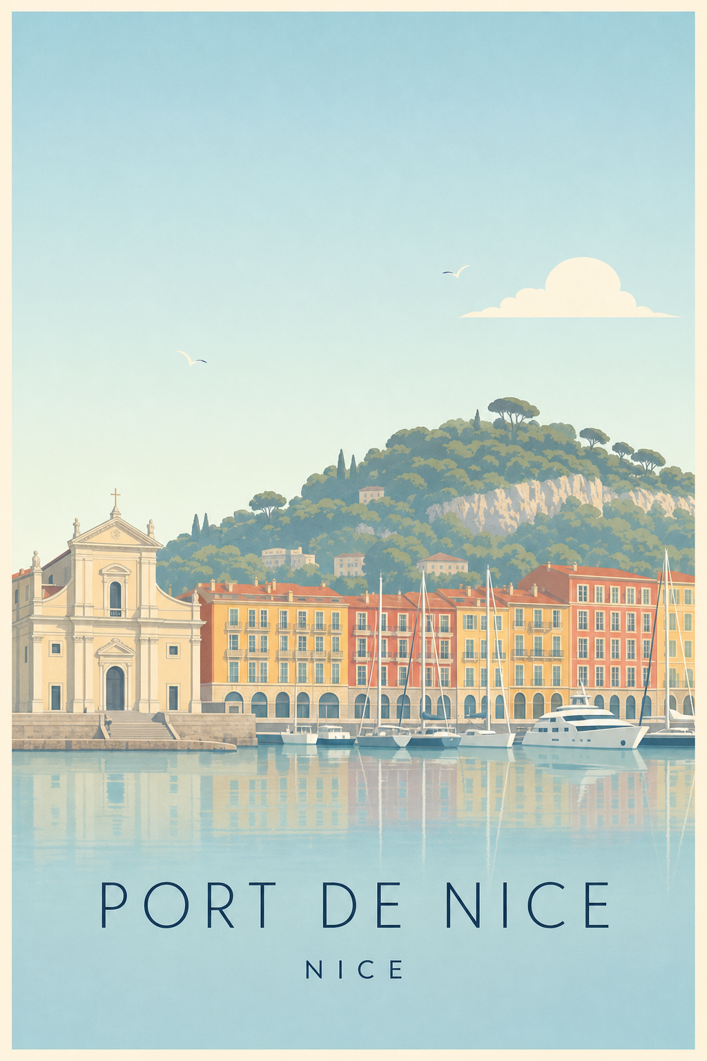 Affiche du Port de à Nice