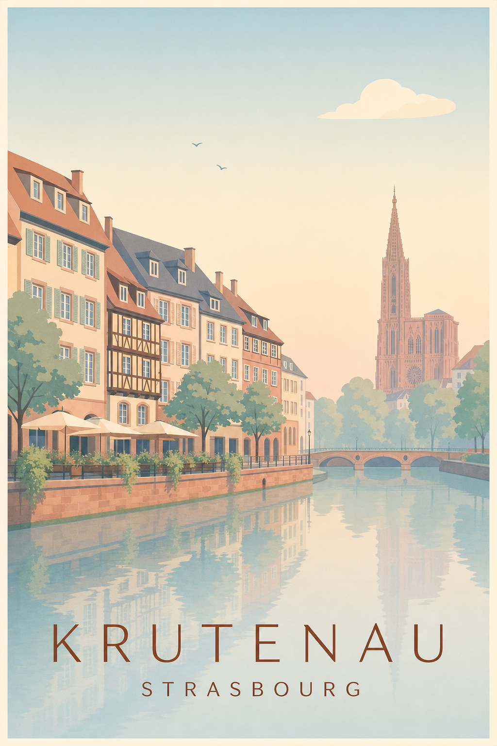 Affiche de la Krutenau à Strasbourg