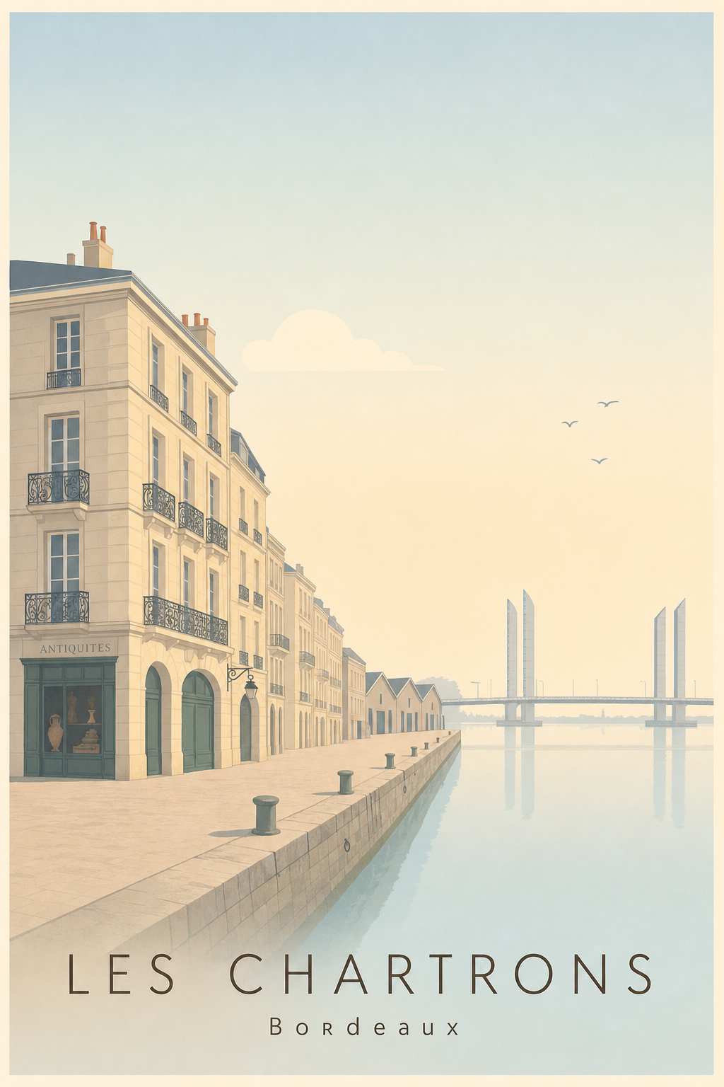 Affiche des Chartrons à Bordeaux