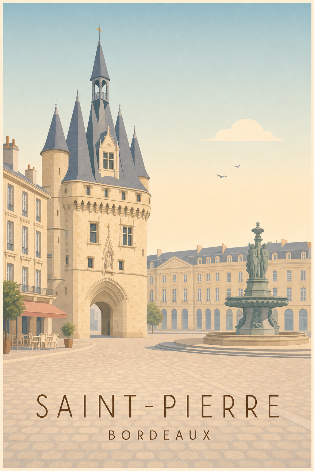 Affiche de Saint-Pierre à Bordeaux