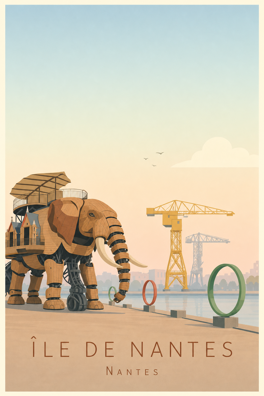 Affiche de l'Île de à Nantes