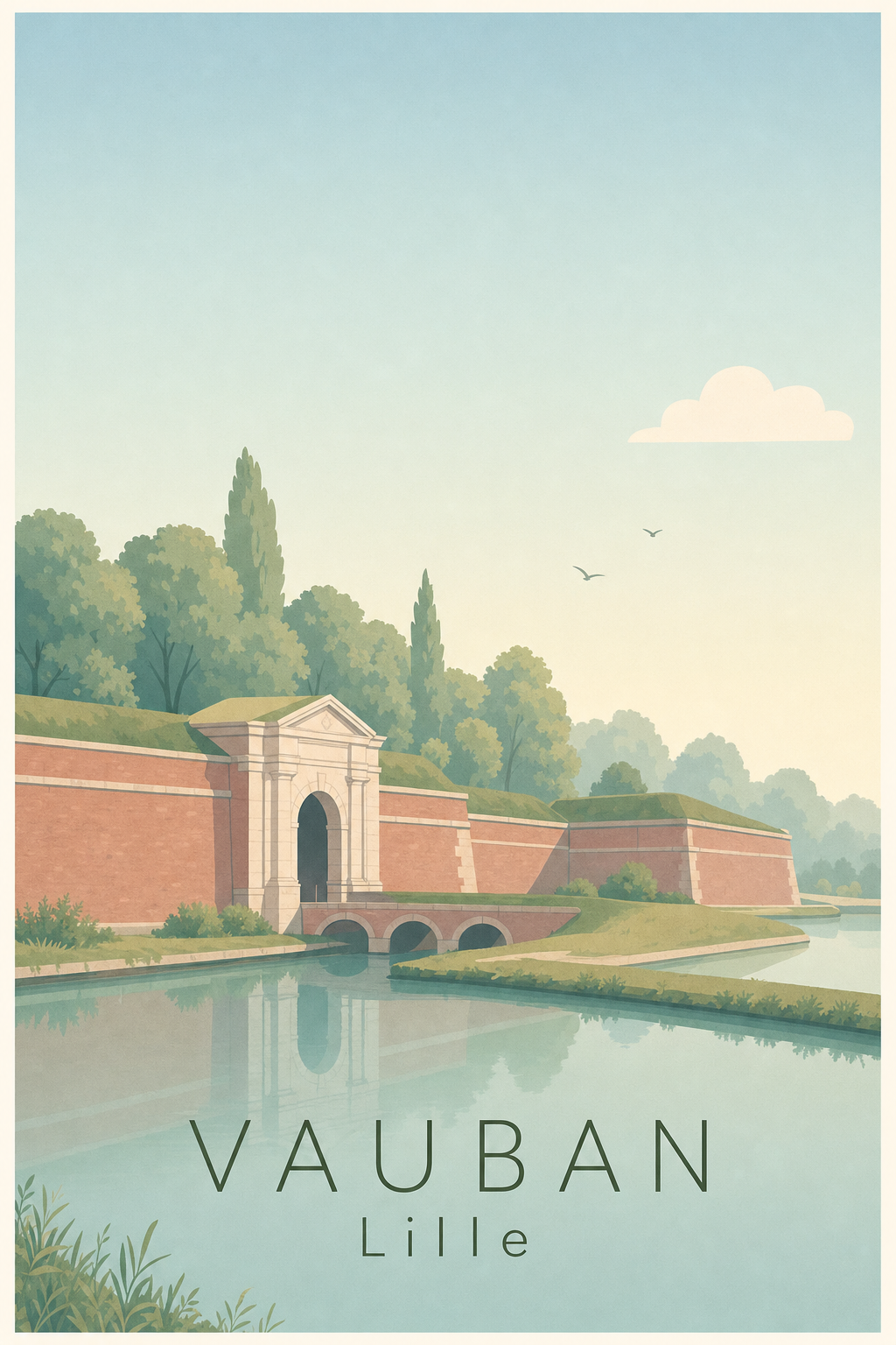 Affiche de Vauban à Lille