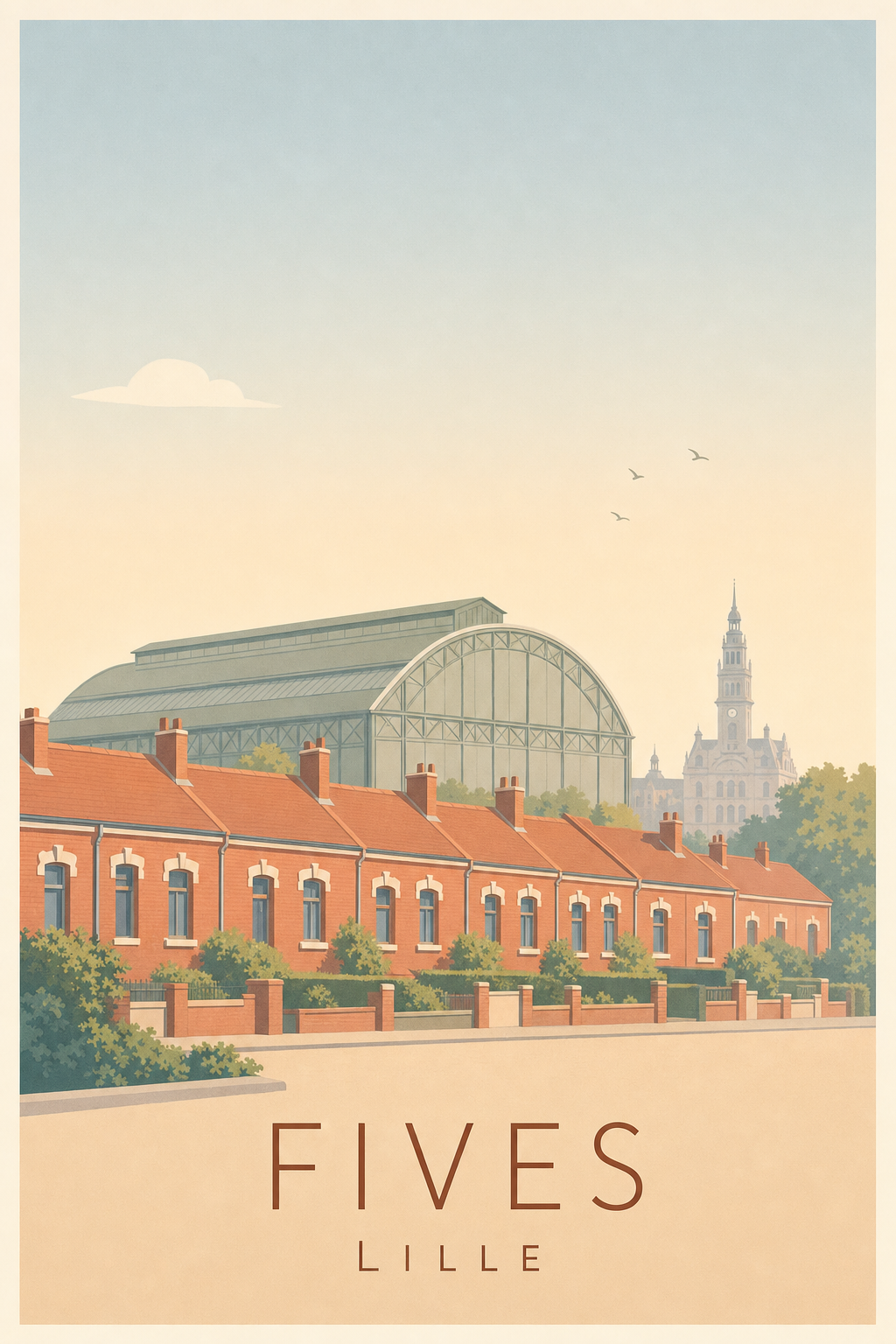 Affiche de Fives à Lille