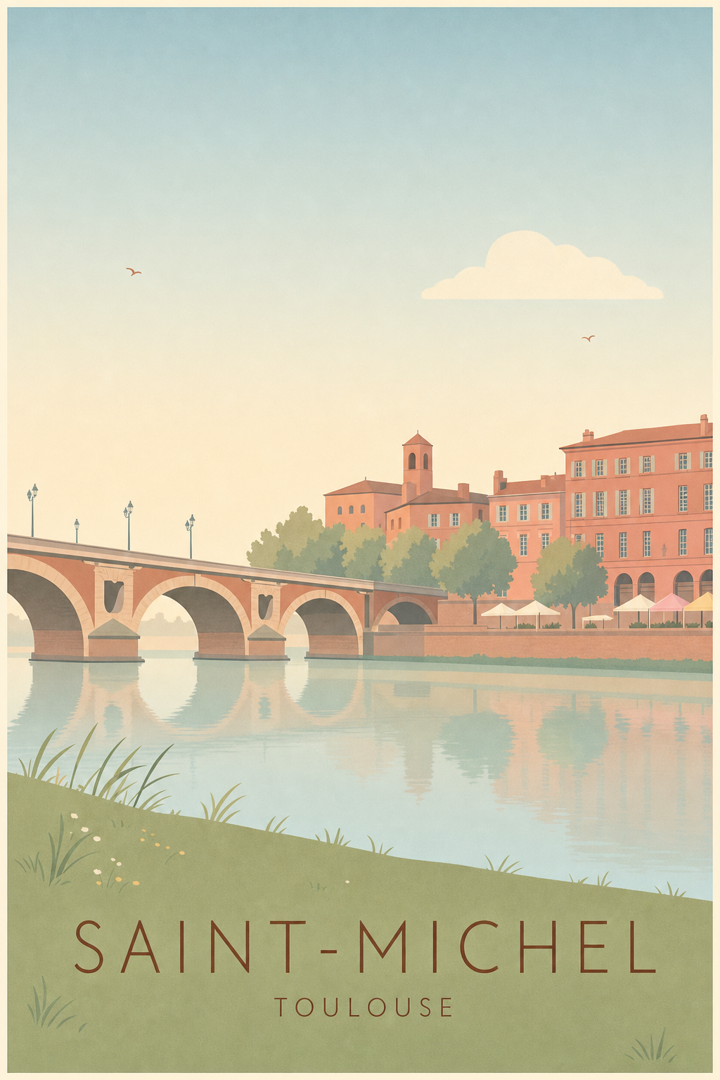Affiche de Saint-Michel à Toulouse
